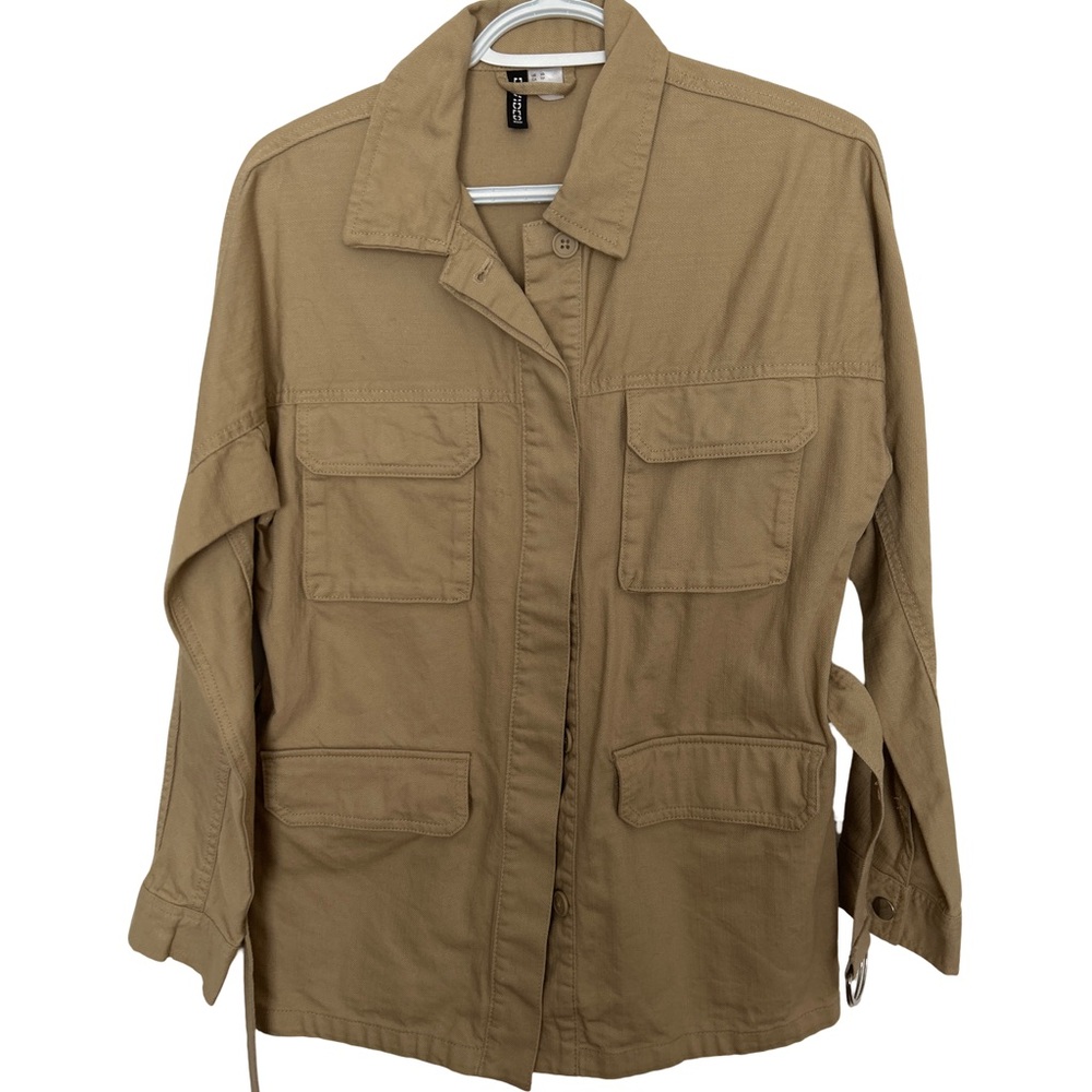 Divided Tan Utility Jacket